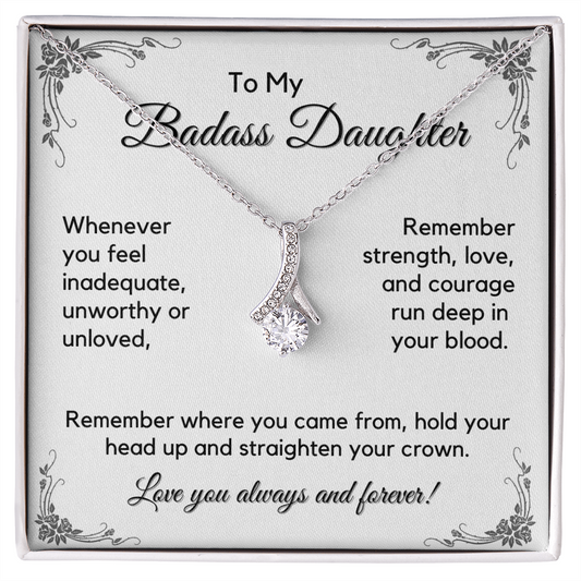 Daughter Gift from Dad, College High School Graduation, Daughter Birthday Jewelry Gift From Dad, aeDFD06A
