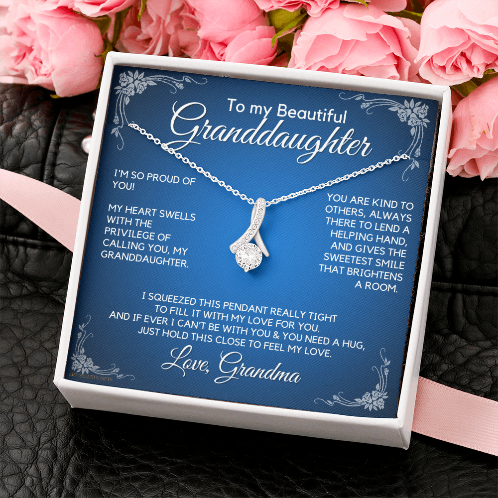 Granddaughter Gift from Grandma, Gift for Graduation, Birthday, Mother's Day, 14K Necklace, abaGDFGM29