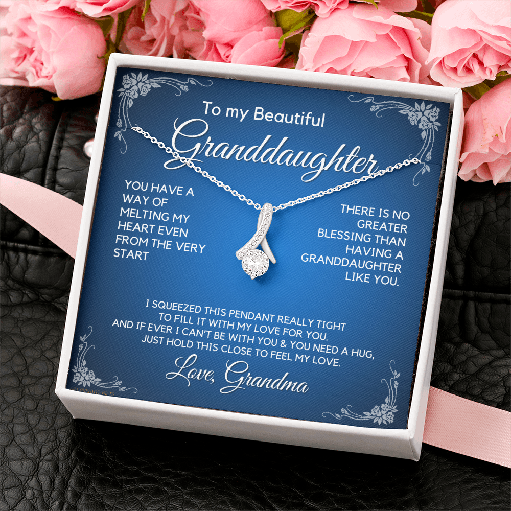 Granddaughter Gift from Grandma, Gift for Graduation, Birthday, Mother's Day, 14K Necklace, abaGDFGM23