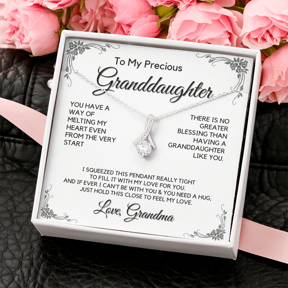 Granddaughter Gift from Grandma, Gift for Graduation, Birthday, Mother's Day, 14K Necklace, abaGDFGM21