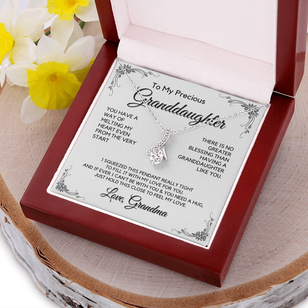 Granddaughter Gift from Grandma, Gift for Graduation, Birthday, Mother's Day, 14K Necklace, abaGDFGM21