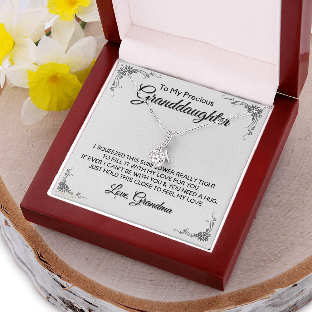 Granddaughter Gift from Grandma, Gift for Graduation, Birthday, Mother's Day, 14K Necklace, abaGDFGM24