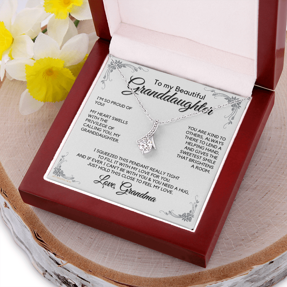 Granddaughter Gift from Grandma, Gift for Graduation, Birthday, Mother's Day, 14K Necklace, abaGDFGM27