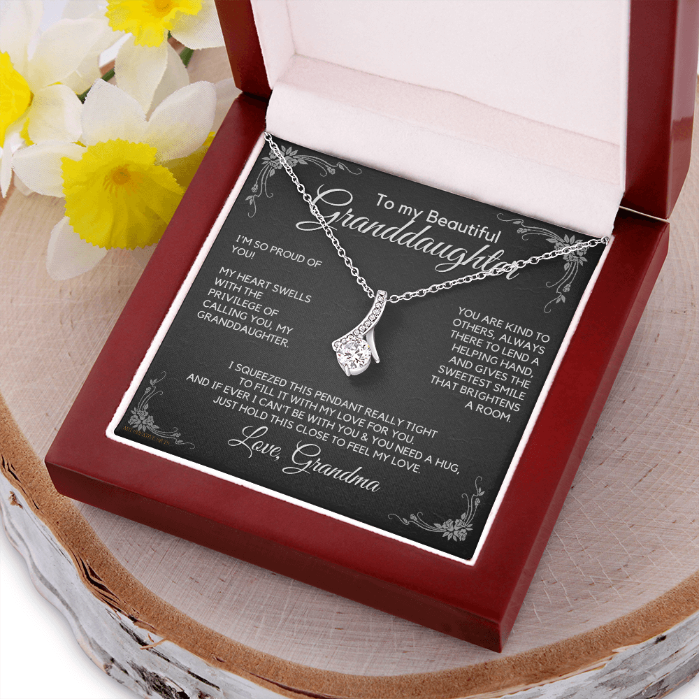 Granddaughter Gift from Grandma, Gift for Graduation, Birthday, Mother's Day, 14K Necklace, abaGDFGM28
