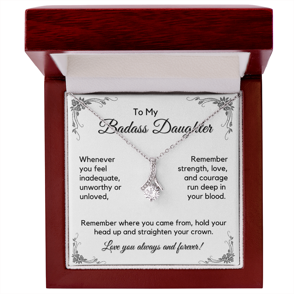 Daughter Gift from Dad, College High School Graduation, Daughter Birthday Jewelry Gift From Dad, aeDFD06A