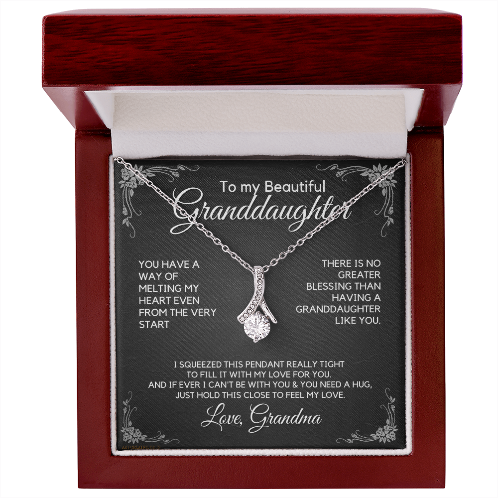 Granddaughter Gift from Grandma, Gift for Graduation, Birthday, Mother's Day, 14K Necklace, abaGDFGM22