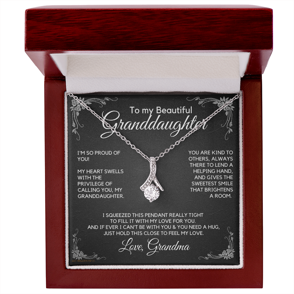 Granddaughter Gift from Grandma, Gift for Graduation, Birthday, Mother's Day, 14K Necklace, abaGDFGM28