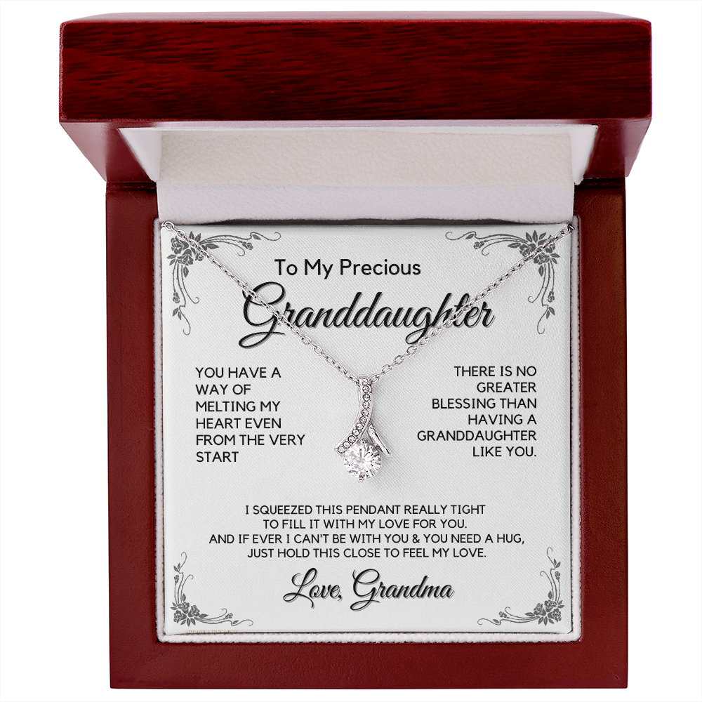 Granddaughter Gift from Grandma, Gift for Graduation, Birthday, Mother's Day, 14K Necklace, abaGDFGM21