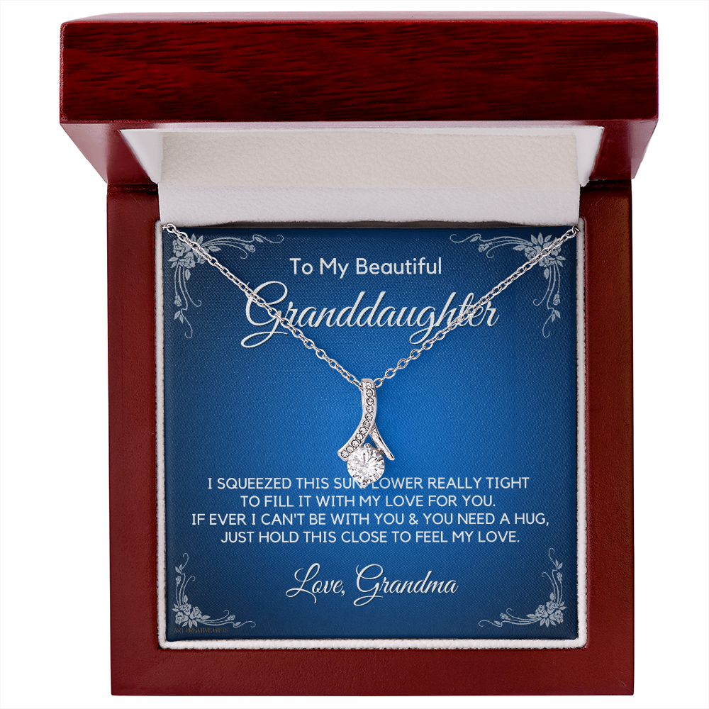 Granddaughter Gift from Grandma, Gift for Graduation, Birthday, Mother's Day, 14K Necklace, abaGDFGM26