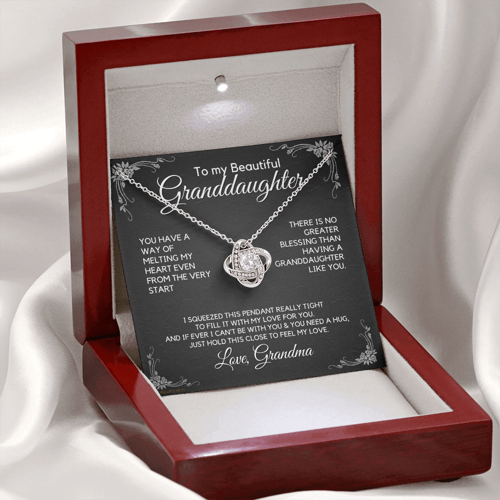 Granddaughter Gifts from Grandma, Gift for Graduation, Birthday, Mother's Day, Anniversary, 14K Necklace, lkeGDFGM22