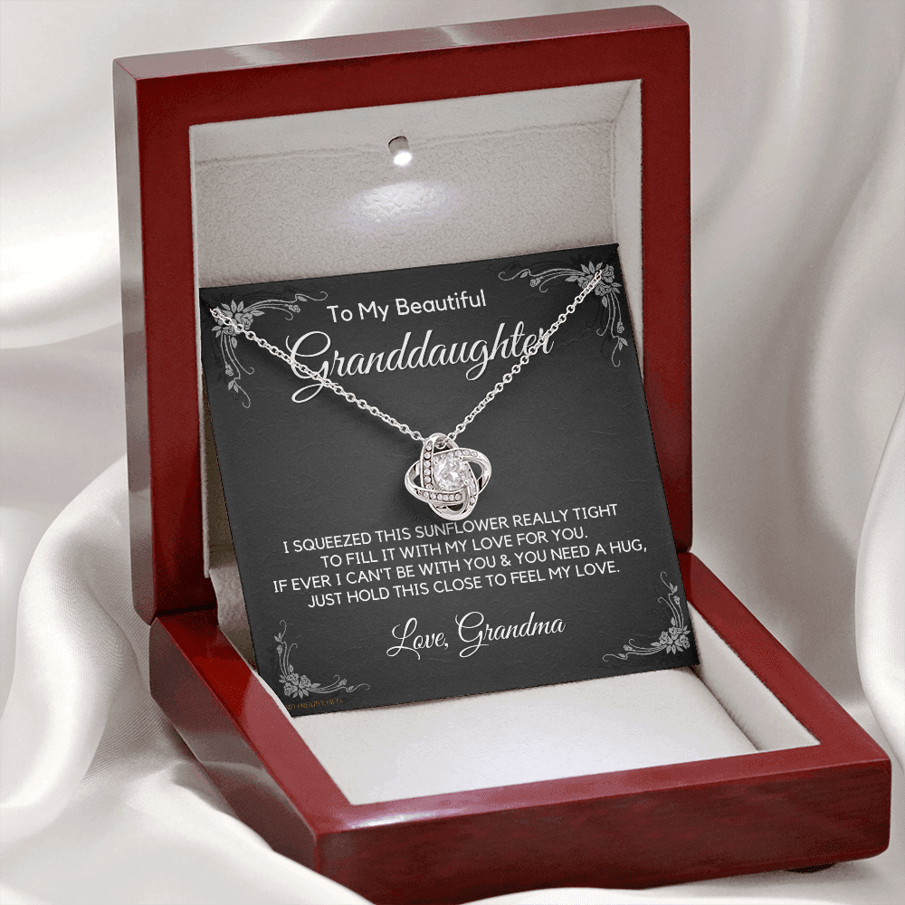 Granddaughter Gifts from Grandma, Gift for Graduation, Birthday, Mother's Day, Anniversary, 14K Necklace, lkeGDFGM25