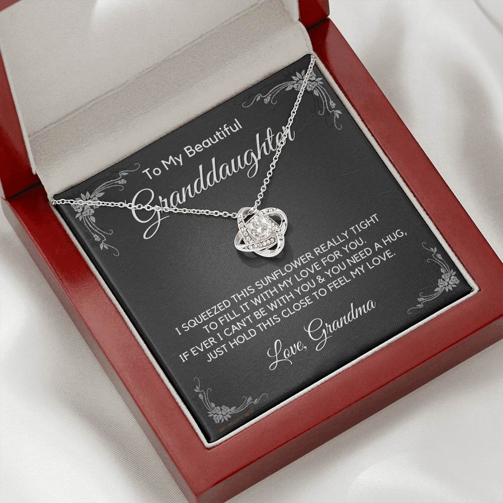 Granddaughter Gifts from Grandma, Gift for Graduation, Birthday, Mother's Day, Anniversary, 14K Necklace, lkeGDFGM25