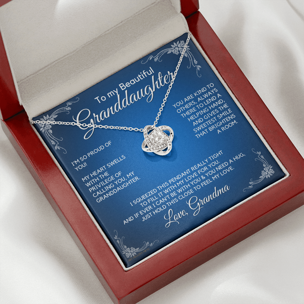 Granddaughter Gifts from Grandma, Gift for Graduation, Birthday, Mother's Day, Anniversary, 14K Necklace, lkeGDFGM29