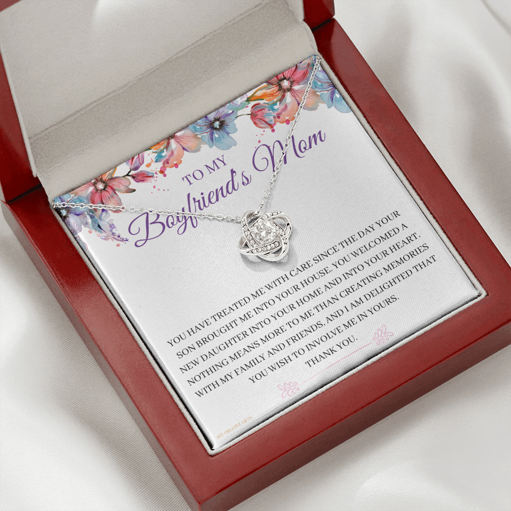 Gift for Boyfriend's Mom, Boyfriend's Mom Gift, To My Boyfriends Mom Gift, Meaningful Gift, Boyfriends Mom Necklace keBFM01D