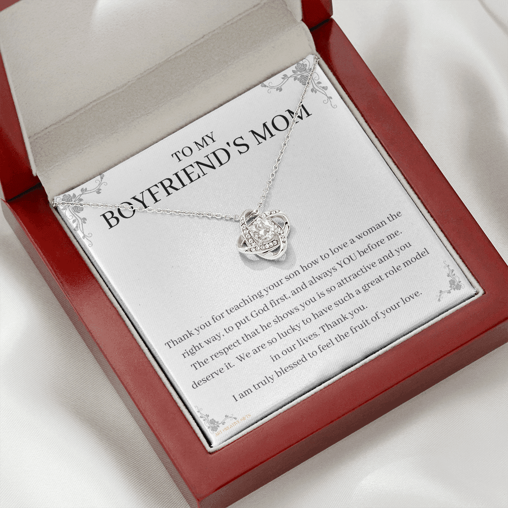 To My Boyfriend's Mom, Boyfriend's Mom Gift, To My Boyfriends Mom Gift, Meaningful Gift, Boyfriends Mom Necklace keBFM01B