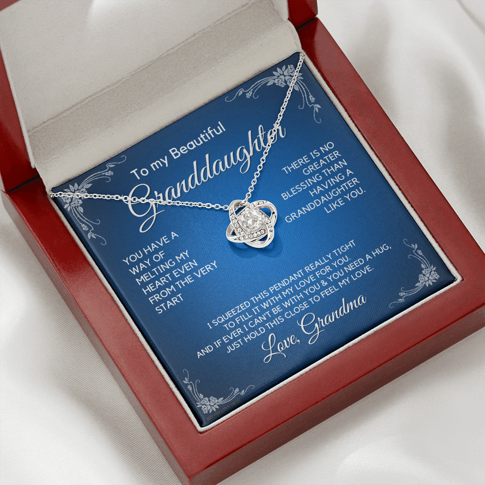 Granddaughter Gifts from Grandma, Gift for Graduation, Birthday, Mother's Day, Anniversary, 14K Necklace, lkeGDFGM23