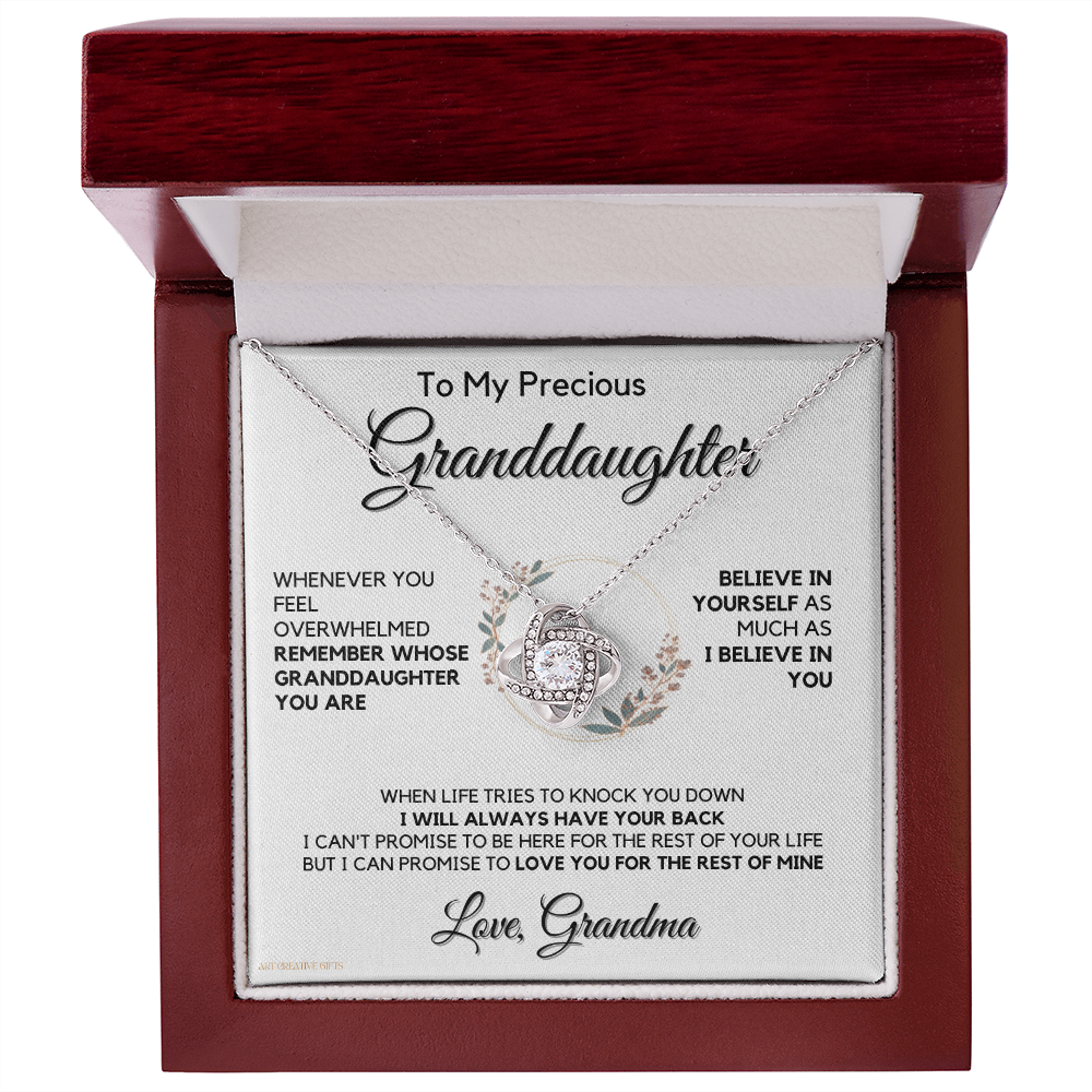 Granddaughter Gift from Grandma, Gift for Graduation, Birthday, Mother's Day, 14K Necklace, lkaGDFGM32