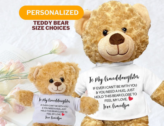 Custom Teddy Bear - Gift for Granddaughter