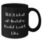 Funny Roofer Gifts for Men - This Is What An Awesome Roofer Looks Like Black Coffee Mug, Gifts from Family for Father's Day - Additional