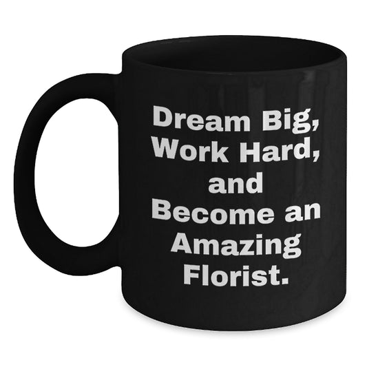 Funny Inspirational Gifts from Florists for Friends and Family Black Coffee Mugs 11oz or 15oz - Main