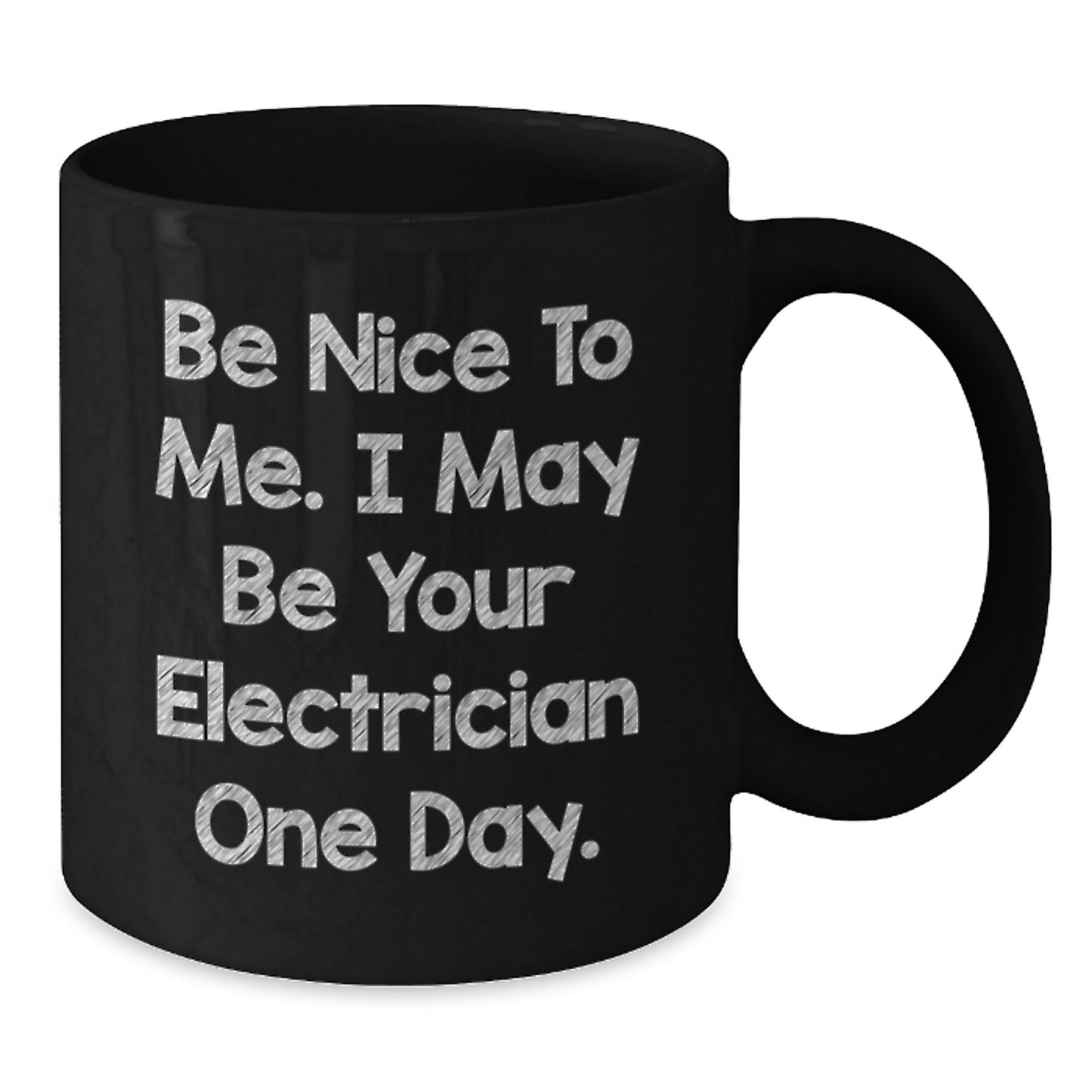 Encouragement Electrician Gifts Funny Black Coffee Mug, Gifts from Friends to Electrician, Black Coffee Mug, Graduation Unique Gifts for Electrician - Additional