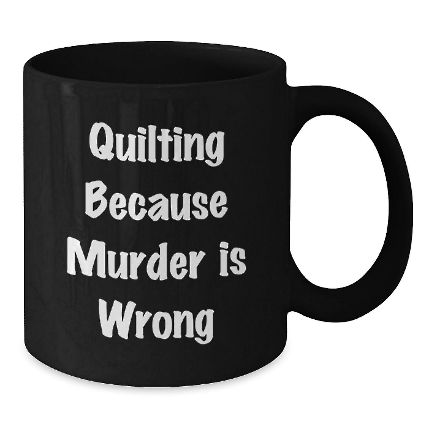 Quilting Fun Gifts for Quilting Friends from You - Funny Black Coffee Mug - Quilting Humor Christmas Unique Gifts for Quilting Lovers - Additional