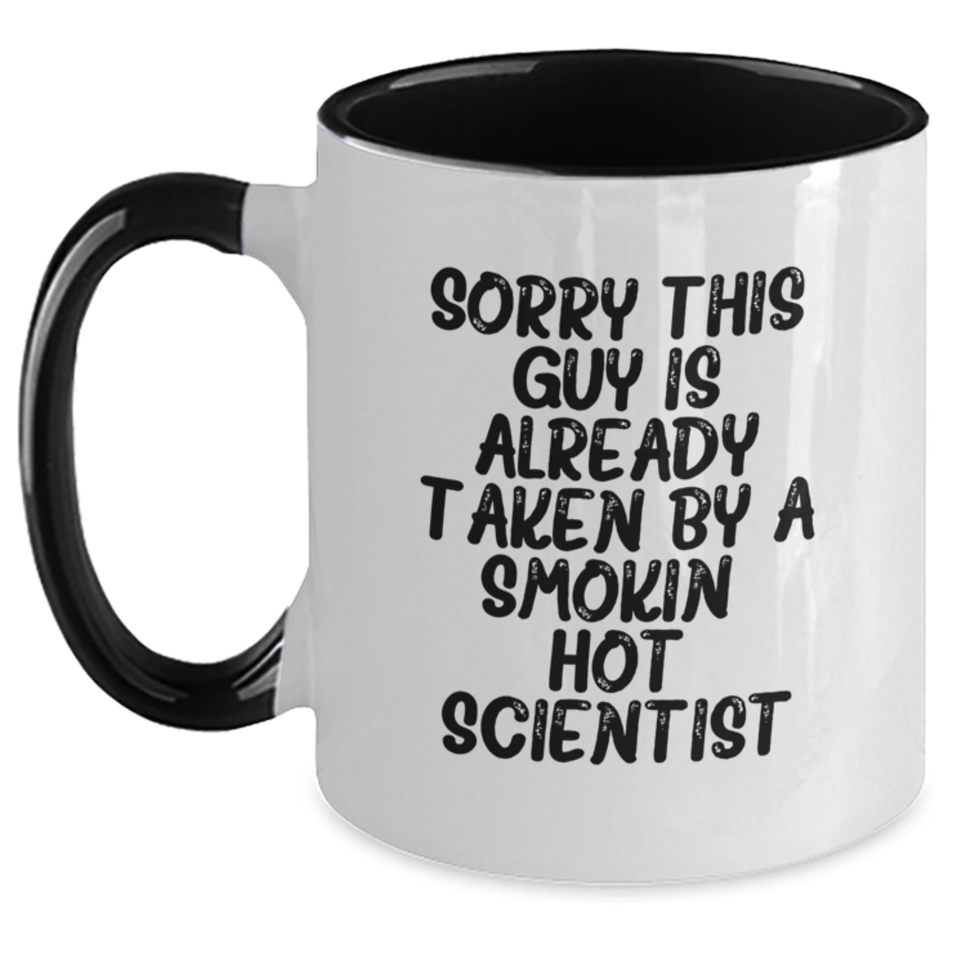 Funny Gifts from Men to Scientist Friends - Two Tone Coffee Mug, Scientist Humor for Christmas Unique Gifts - Main