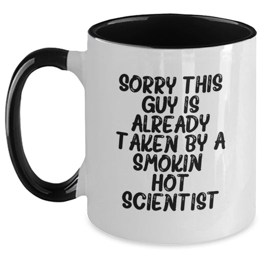 Funny Gifts from Men to Scientist Friends - Two Tone Coffee Mug, Scientist Humor for Christmas Unique Gifts - Main