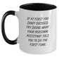 Funny Personal Assistant Gifts from Friends and Family for Christmas Unique Two Tone Coffee Mug with If At First You Dont Succeed Quote - Main