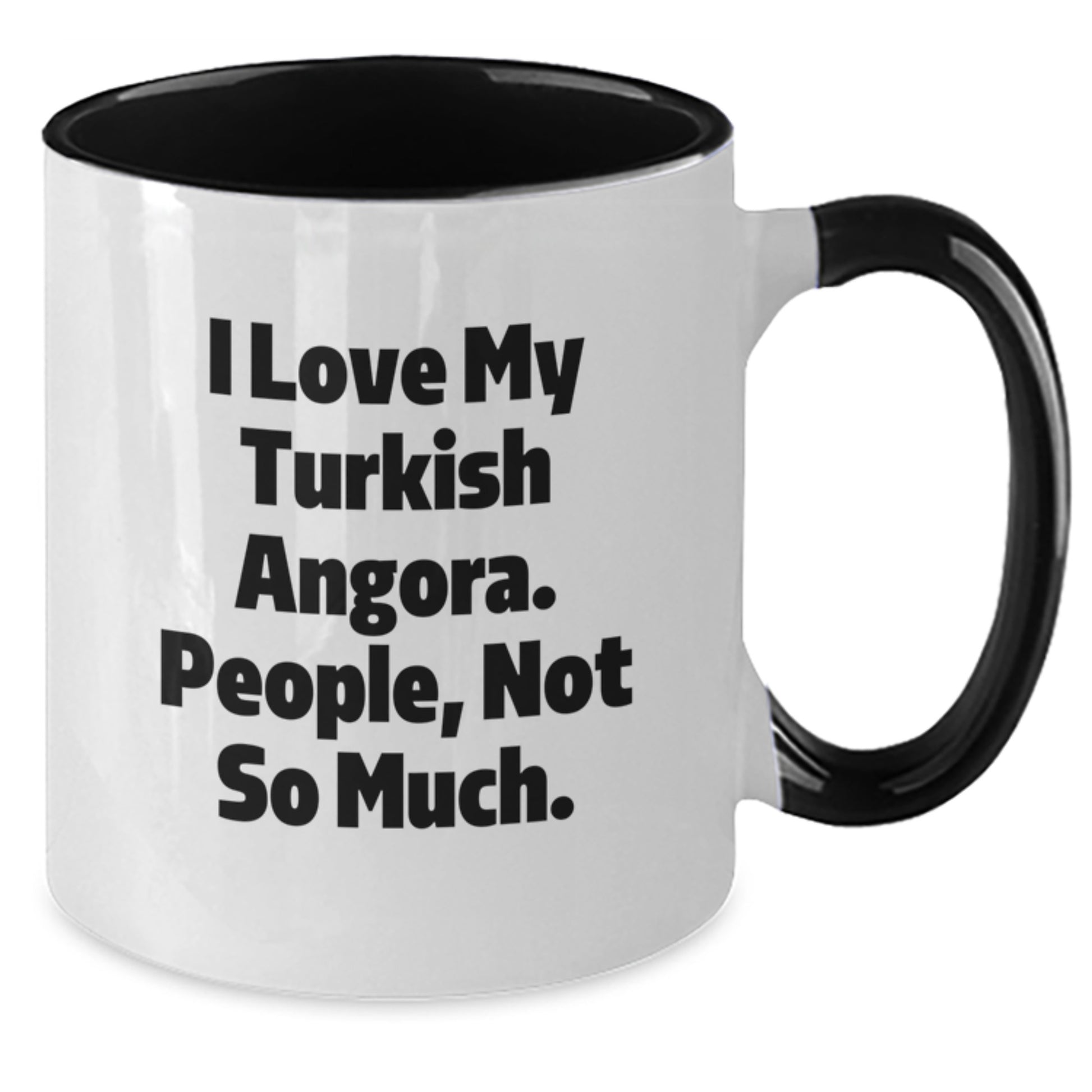 Turkish Angora Cat Gifts, Funny Quote, Two Tone Coffee Mug for Graduation, Gifts from Friends for Turkish Angora Cat Lovers, Unique Graduation Gifts - Additional
