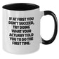 Funny Actuary Gifts for Men from Coworkers, Actuary Two Tone Coffee Mug with Inspirational Quote, Christmas Unique Presents - Additional