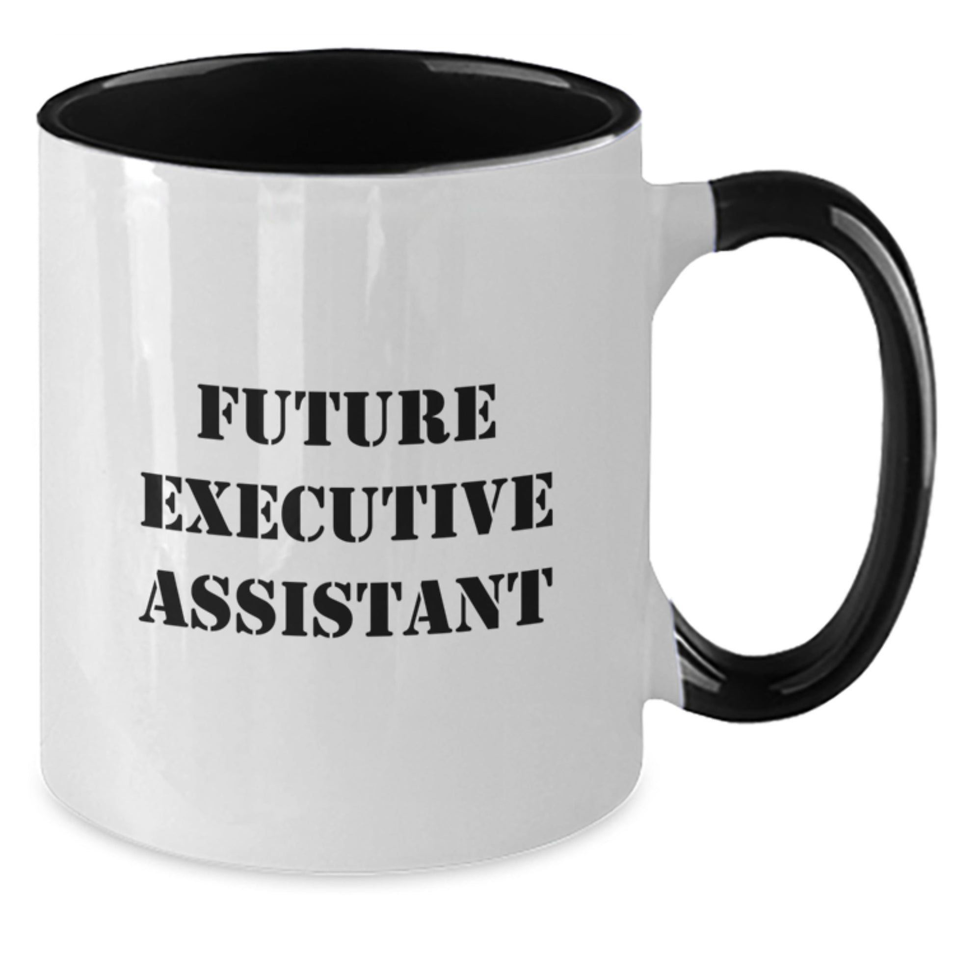 Executive Assistant Gifts from Men - Funny Two Tone Coffee Mug, Future Executive Assistant, Christmas Unique Gift for Women, Friends, Coworkers, Family - Additional