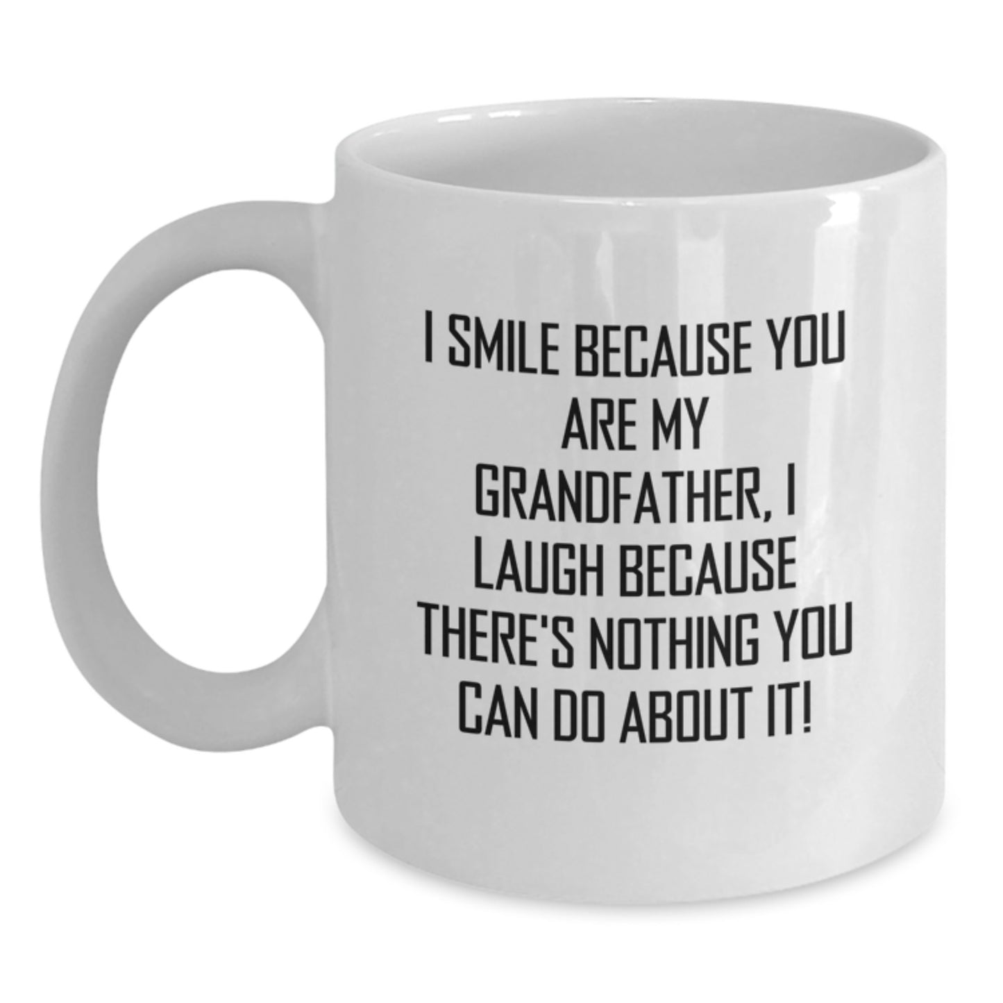 Funny Grandfather White Coffee Mug Gifts from Family - Perfect for Grandpa on His Birthday Unique Gifts - Main