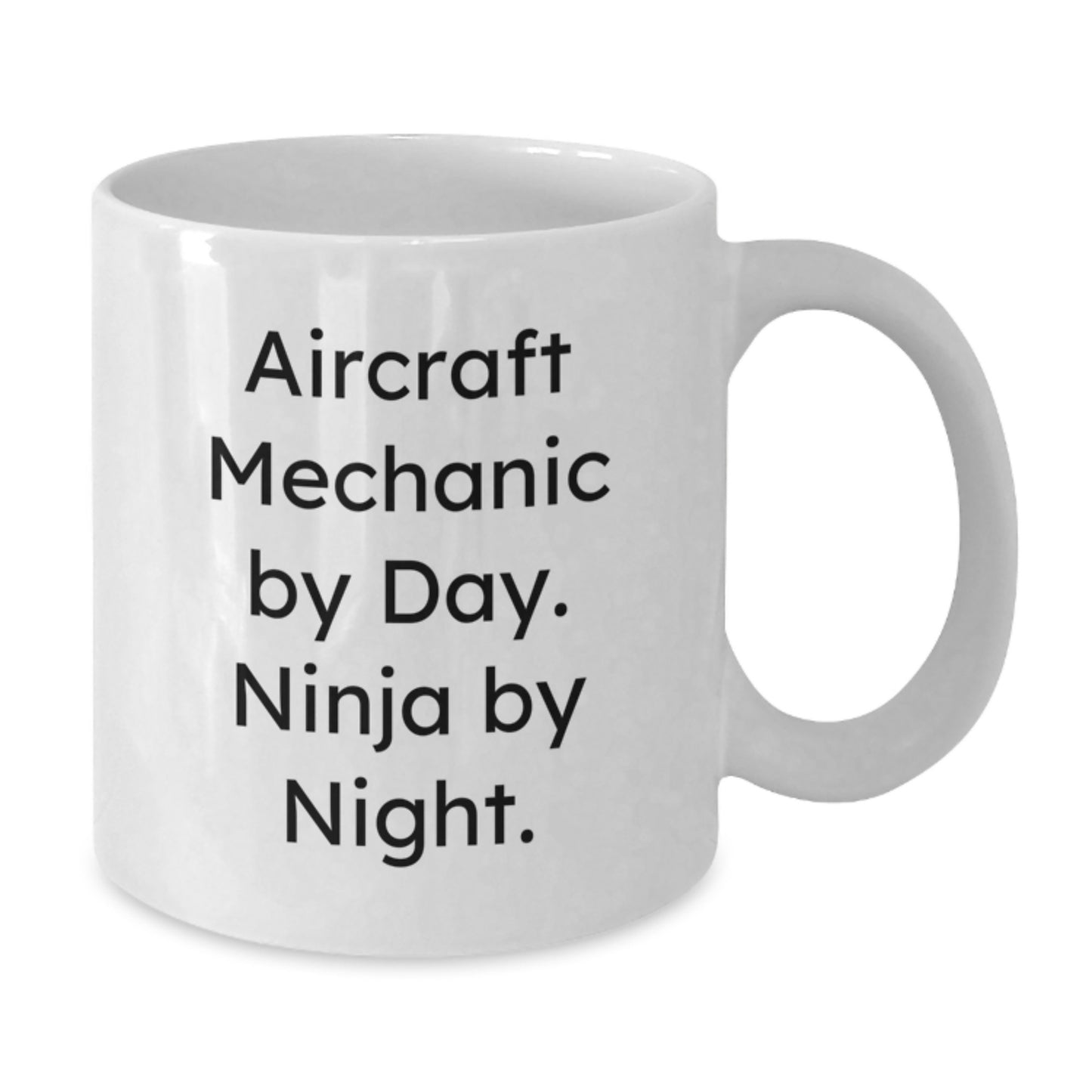 Aircraft Mechanic Gifts from Friends, Funny White Coffee Mug for Men, Christmas Unique Unique Ideas - Additional