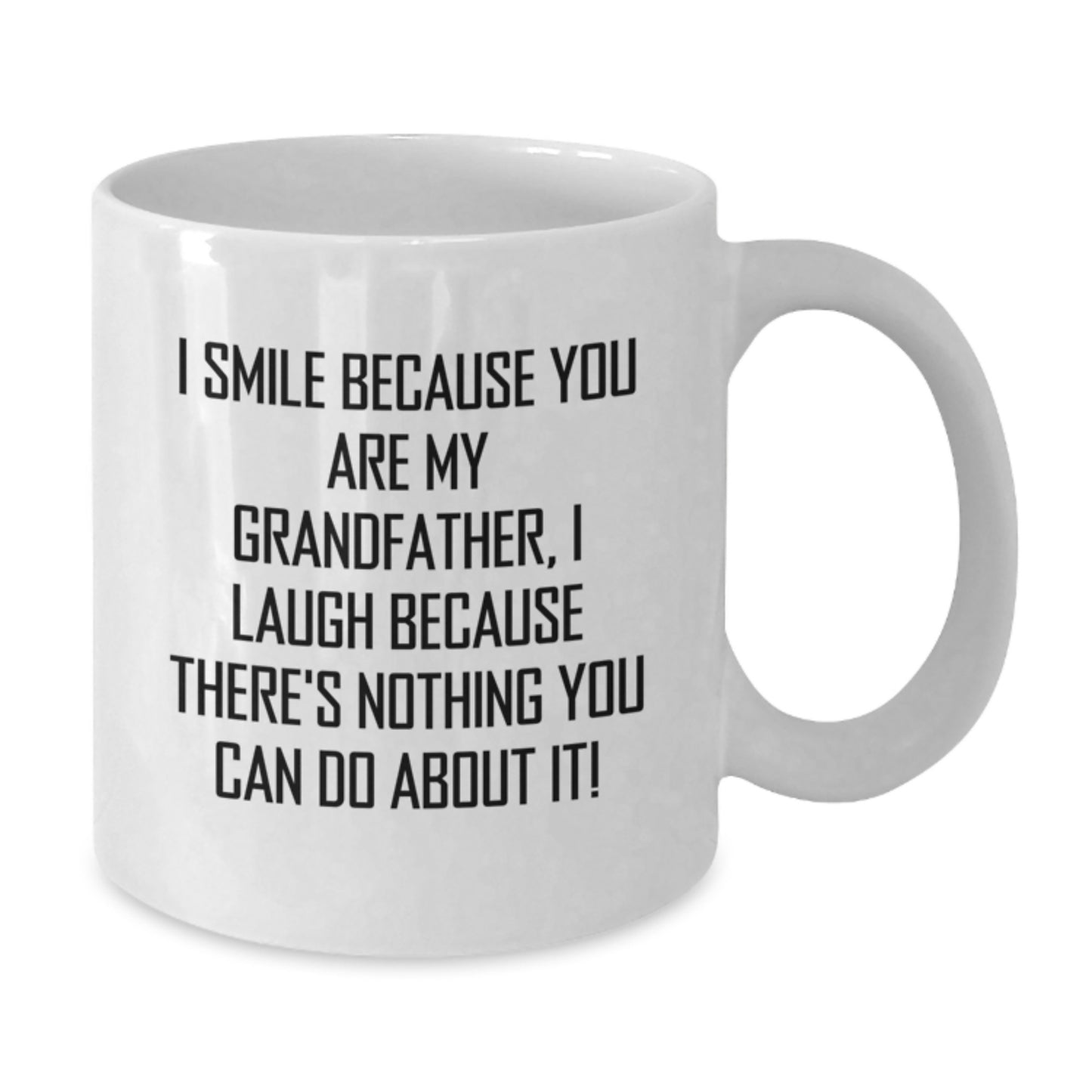 Funny Grandfather White Coffee Mug Gifts from Family - Perfect for Grandpa on His Birthday Unique Gifts - Additional