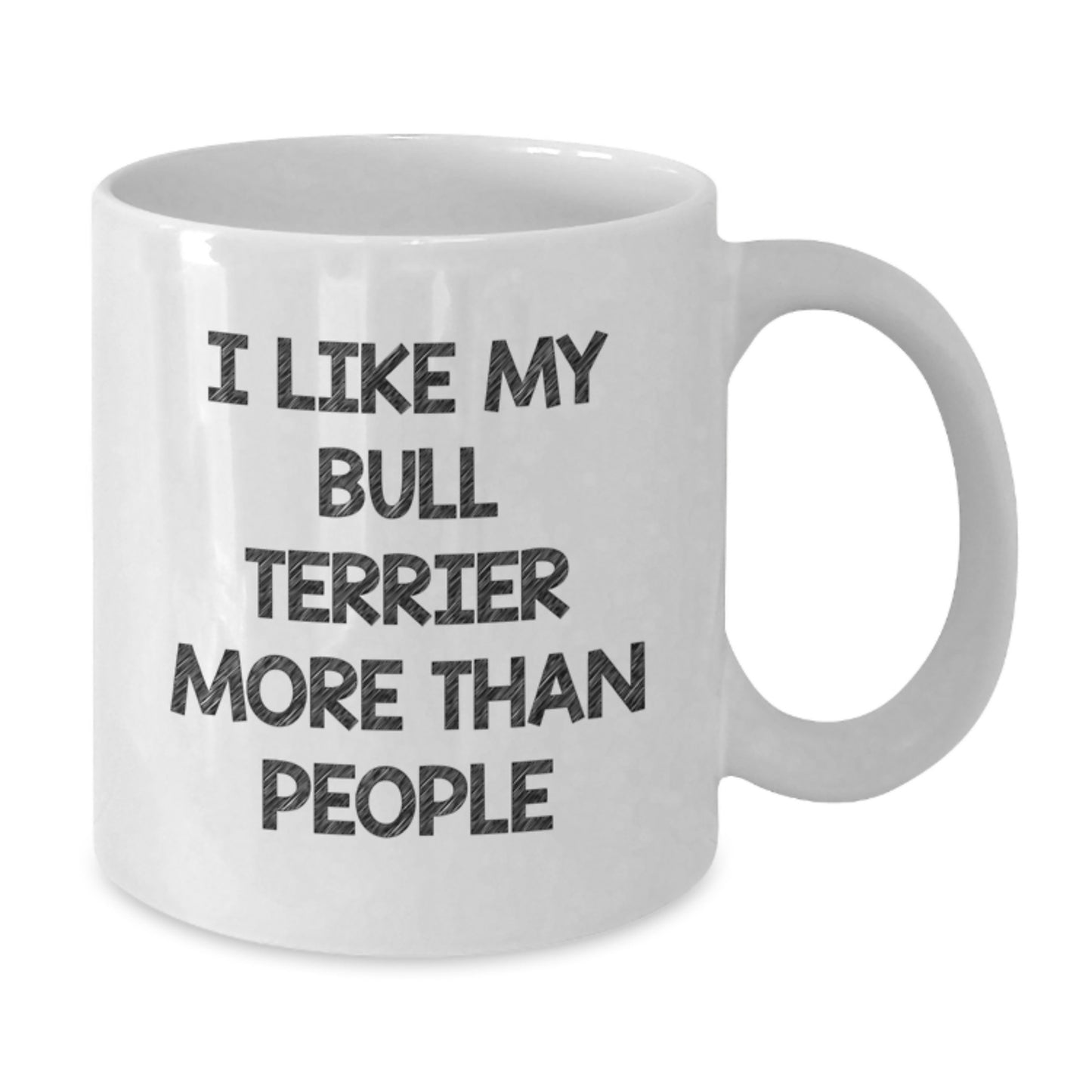 Funny Bull Terrier Dog Gifts from Family for Valentine's White Coffee Mugs - Additional