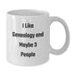 Funny Genealogy Gifts for Genealogy Lovers - Gifts from Friends for Family - Christmas Unique Genealogy Mug - Additional