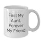 Funny Aunt Quotes White Coffee Mugs Gifts for Aunt from Family at Christmas Time - Additional