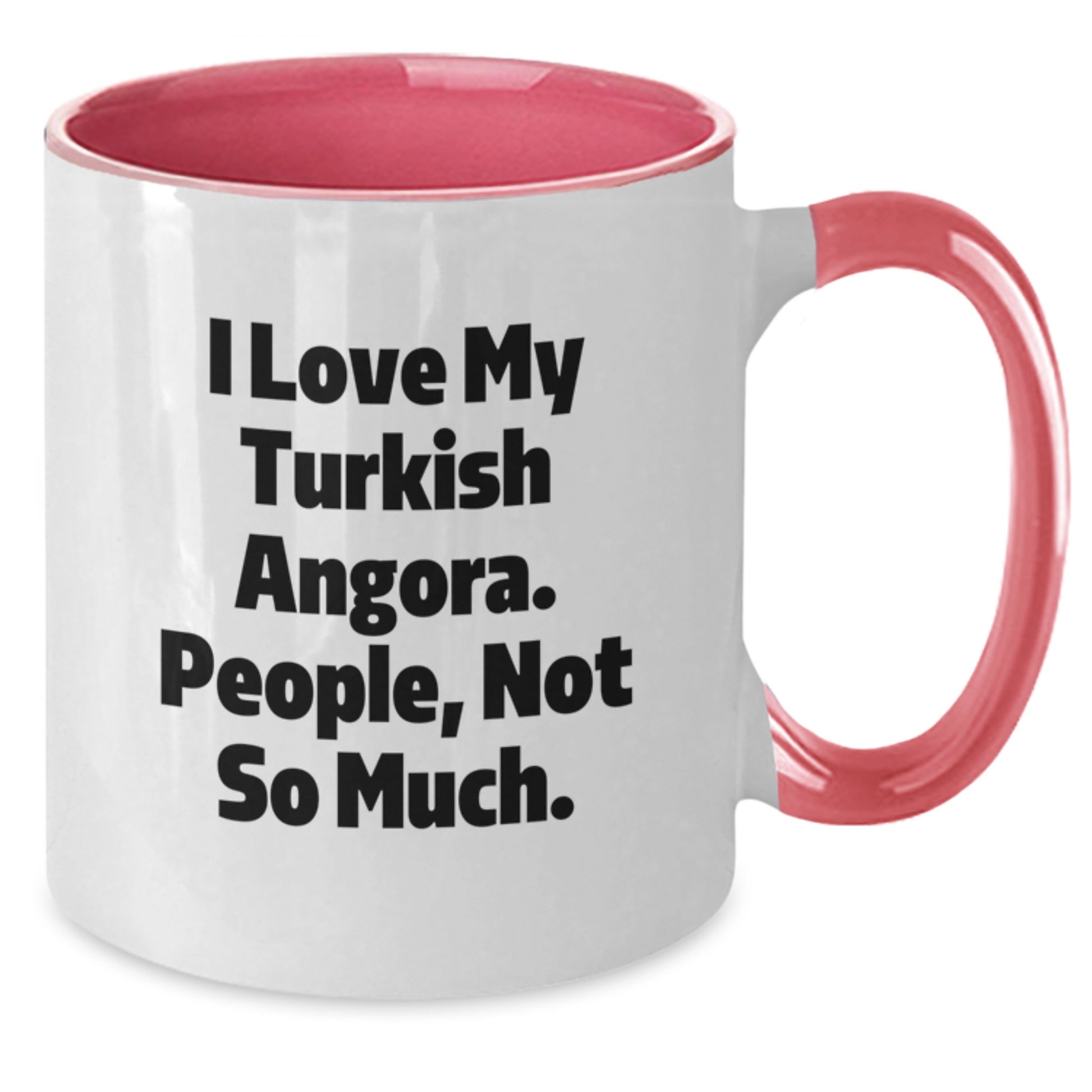 Turkish Angora Cat Gifts, Funny Quote, Two Tone Coffee Mug for Graduation, Gifts from Friends for Turkish Angora Cat Lovers, Unique Graduation Gifts - Additional