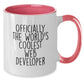 Unique Web Developer Christmas Unique Gifts from Friends to Web Developers - Cool Two Tone Coffee Mug - Additional