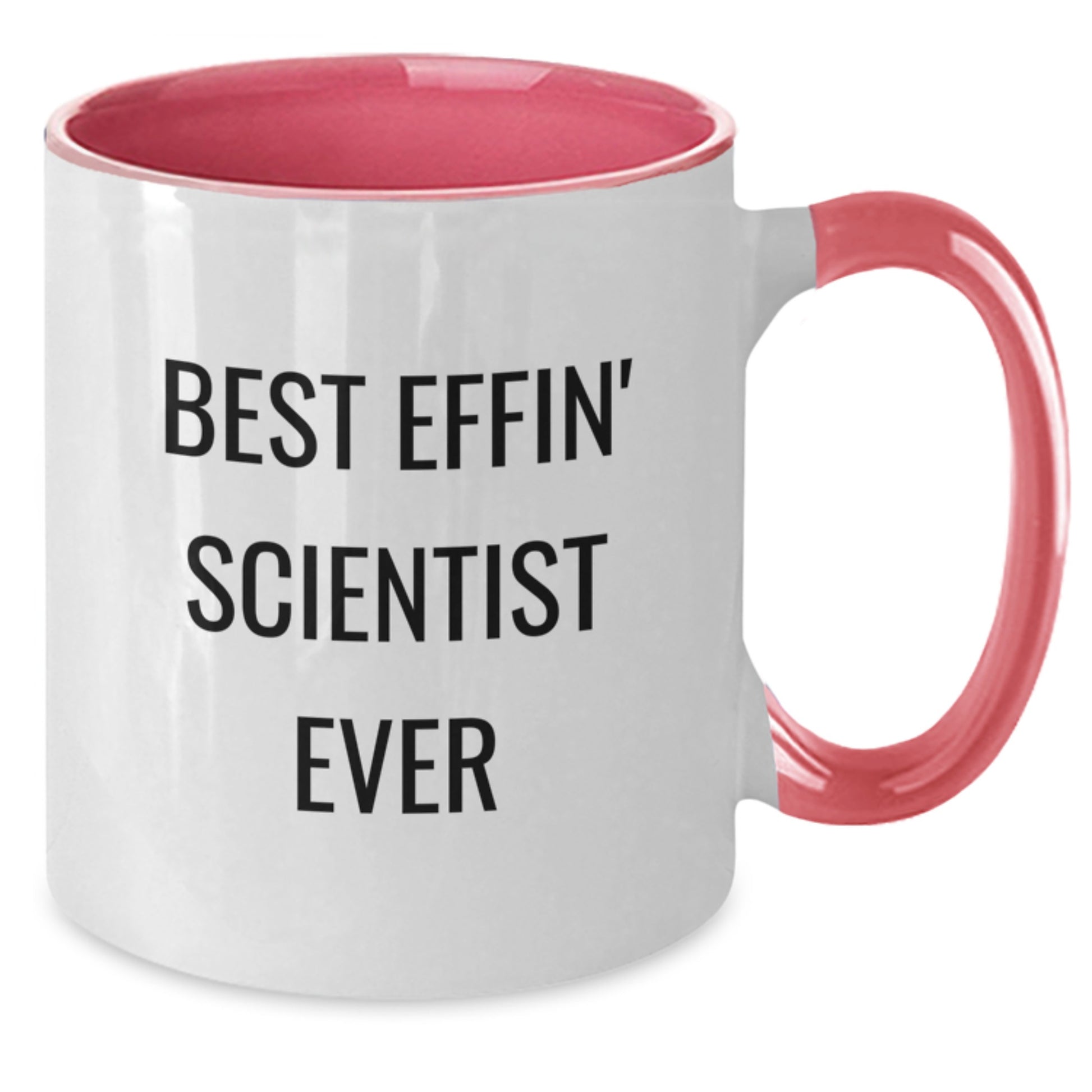 Funny Scientist Gifts from Friends for Men, Best Effin' Scientist Ever Two Tone Coffee Mug, Christmas Unique Present - Additional