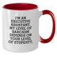 Funny Executive Assistant Gifts from Friends - I'm An Executive Assistant Two Tone Coffee Mug for Christmas - Additional