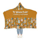 Hooded Blanket, Literary Weekend Plans Blanket, Book Lover Hoodie, Cozy Reader Gift, Fictional Escape Bookish Throw