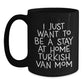 Turkish Van Cat Mom Funny Black Coffee Mugs Gifts from Mom to Turkish Van Cat Lover Friends and Family at Christmas Time, Stay at Home Mom Quotes for Cat Lovers - Main