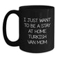 Turkish Van Cat Mom Funny Gifts from Family to Friends - Black Coffee Mug, Perfect for Valentine's Unique Gifts - Main