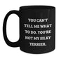Funny Silky Terrier Dog Quotes Gifts from Friends for Silky Terrier Dog Lovers - Black Coffee Mug, Birthday Unique Gifts - Main