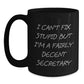 Funny Quote Secretary Gifts Black Coffee Mug Birthday Unique Gifts from Friends to Secretary - Main