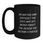 Funny Porter Gifts from Friends and Family - Black Coffee Mugs, Inspirational Quote for Christmas Unique Gifts - Main