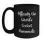 Gifts from Friends for Rescue Workers - 'Officially The World's Coolest Rescue Worker' Funny Black Coffee Mug, Christmas Unique Gifts - Main