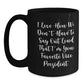 Funny Vice President Gifts for Men - 'I Love How We Don't Have To Say Out Loud That I'm Your Favorite Vice President' Black Coffee Mug, Christmas Unique Gifts from Friends - Main